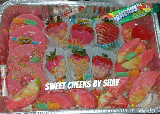 Large Fruit Tray STARBURST,NERD,SKITTLES, SOUR BEAR OPTIONS